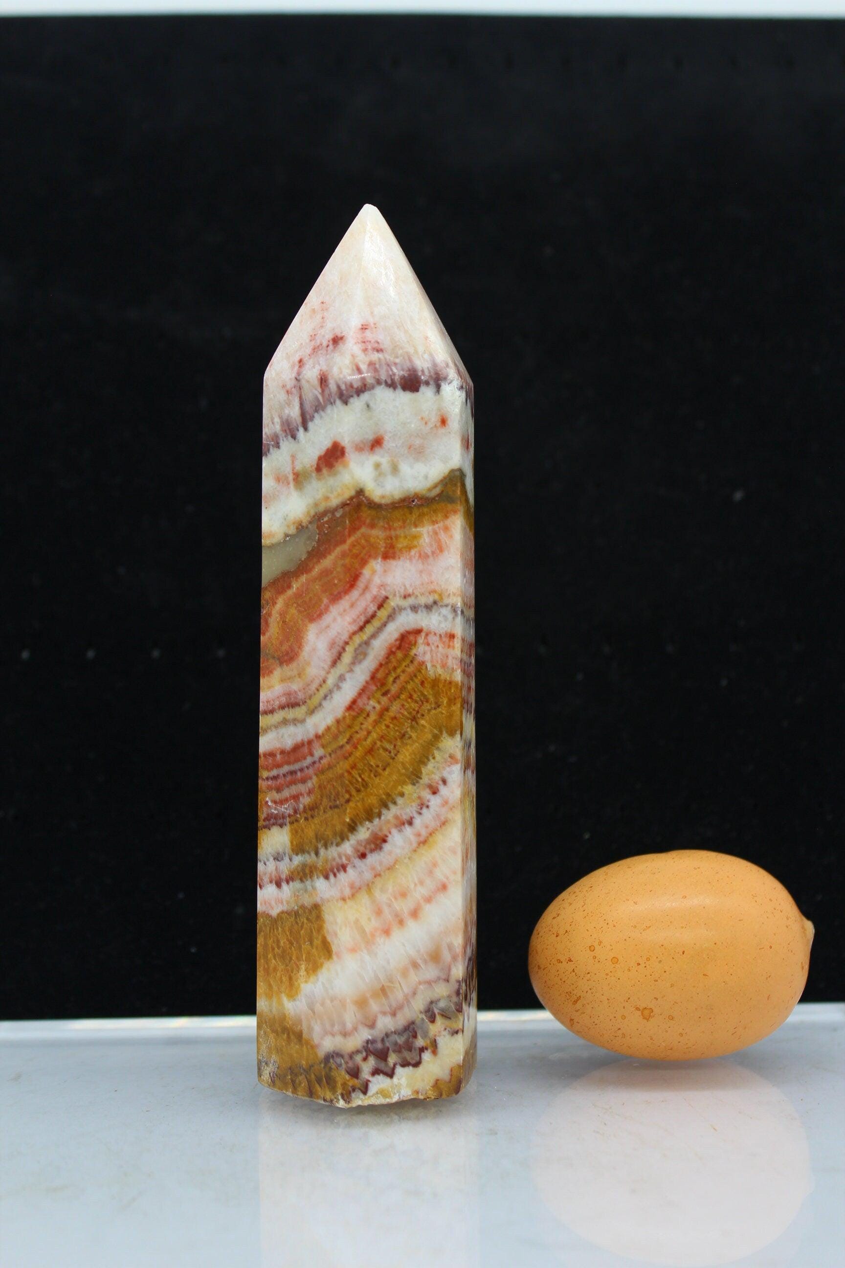 Multicolored Calcite Terminated Point