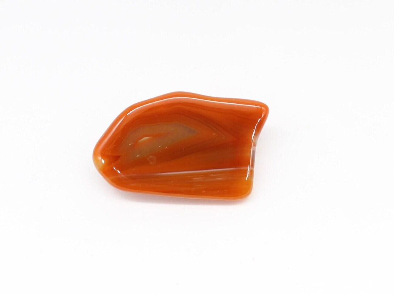 Vtg Red Agate Brooch, Jewellery,