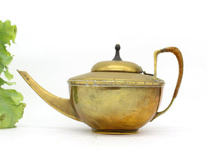 WMF Germany Brass Arts and Crafts Tea Pot,