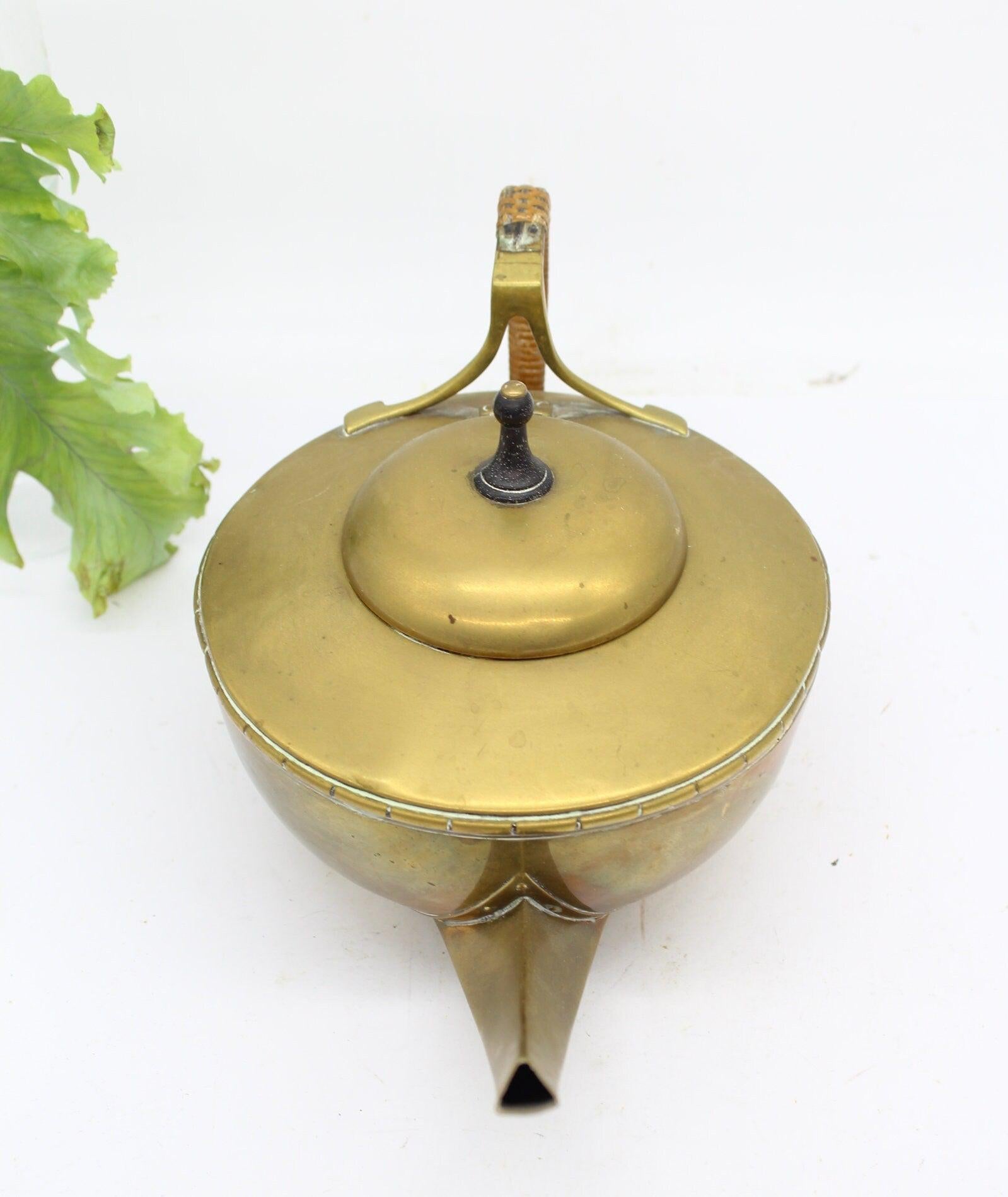 WMF Germany Brass Arts and Crafts Tea Pot,