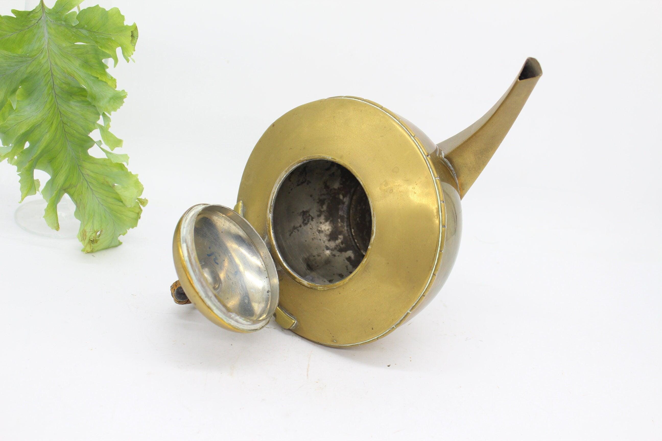 WMF Germany Brass Arts and Crafts Tea Pot,