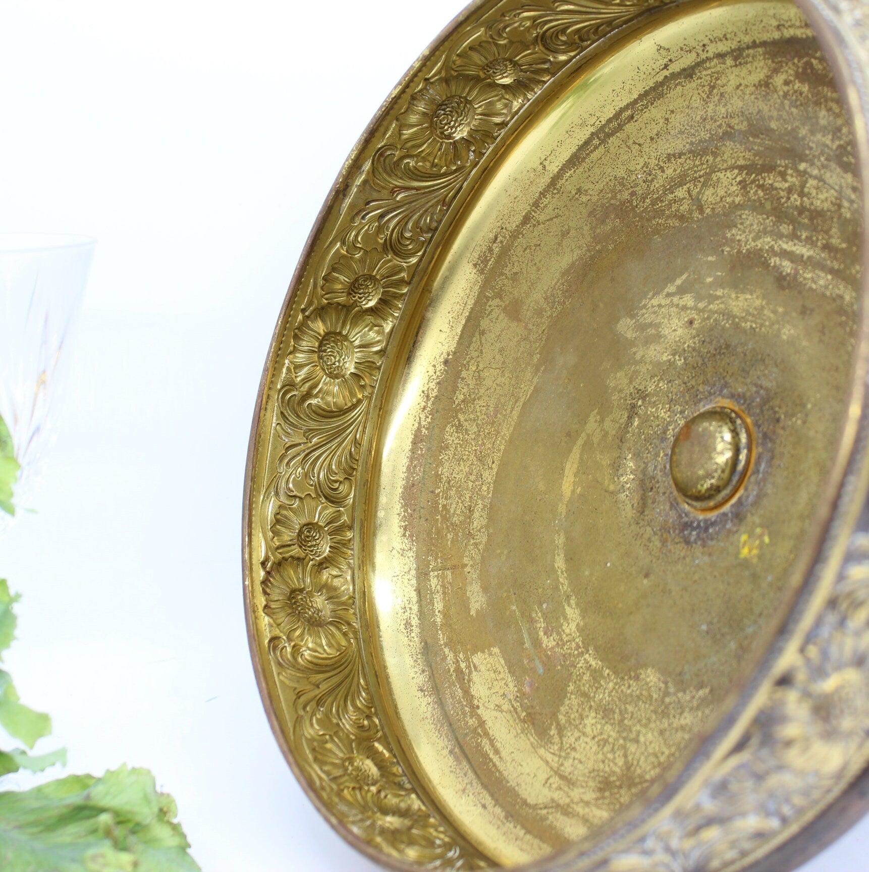 WMF Art Nouveau Copper Brass Centrepiece, Compote,Planter,Jardinire