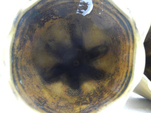 WWI 1917 Pair Brass Artillery Shell Case Vases Trench Art, Home Collectible