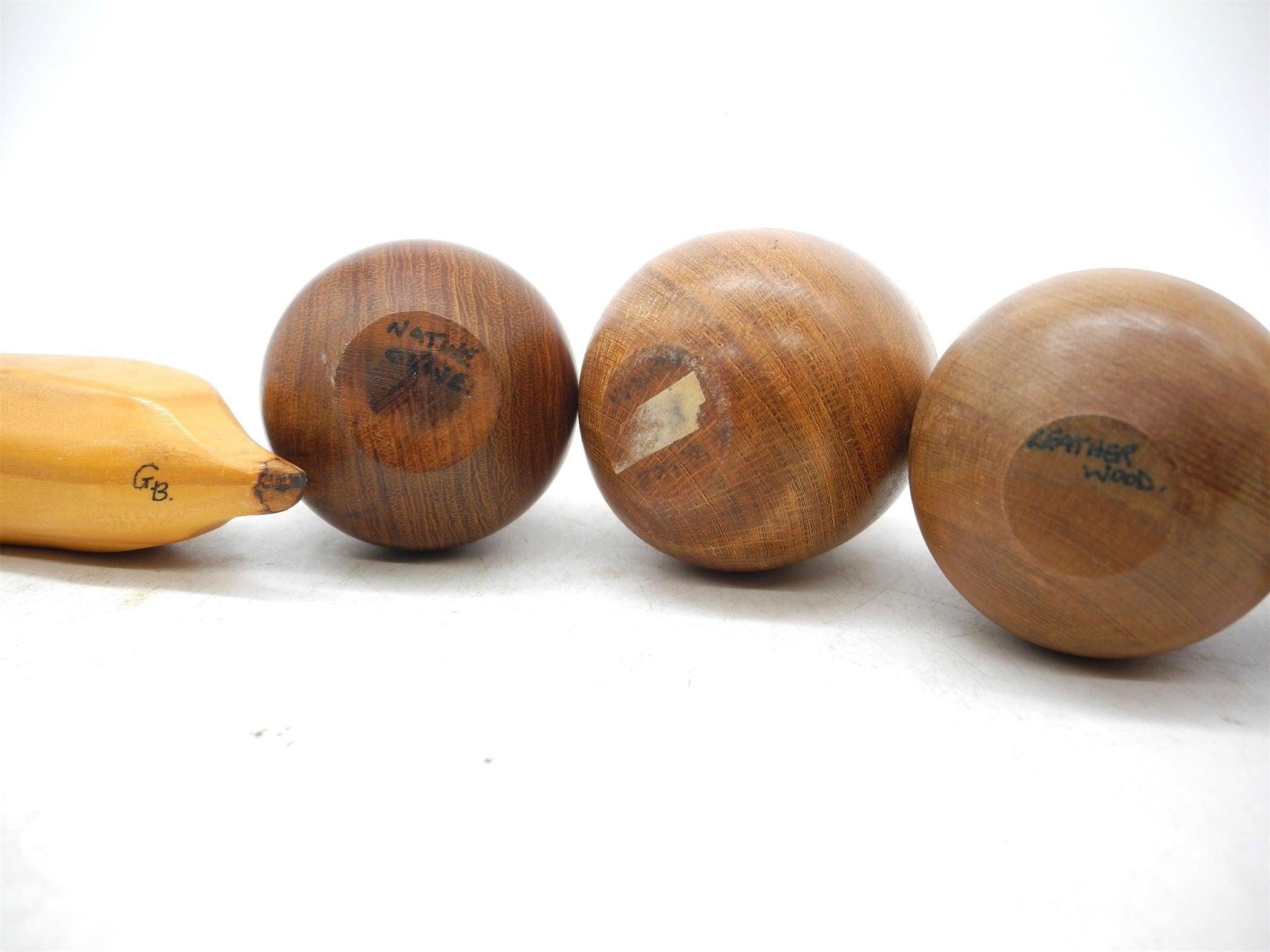 10P Hand Carved Wooden Fruit with Rattan Bowl/basket,Fruit Bowl,Wooden Decor,Carved Fruits,Wooden Pear,Kitchen Decor