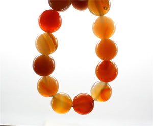 16mm Natural Colourful Agate Bracelet, Jewellery,