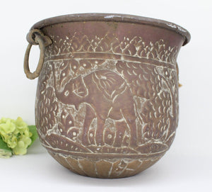 Copper Planter with Handles