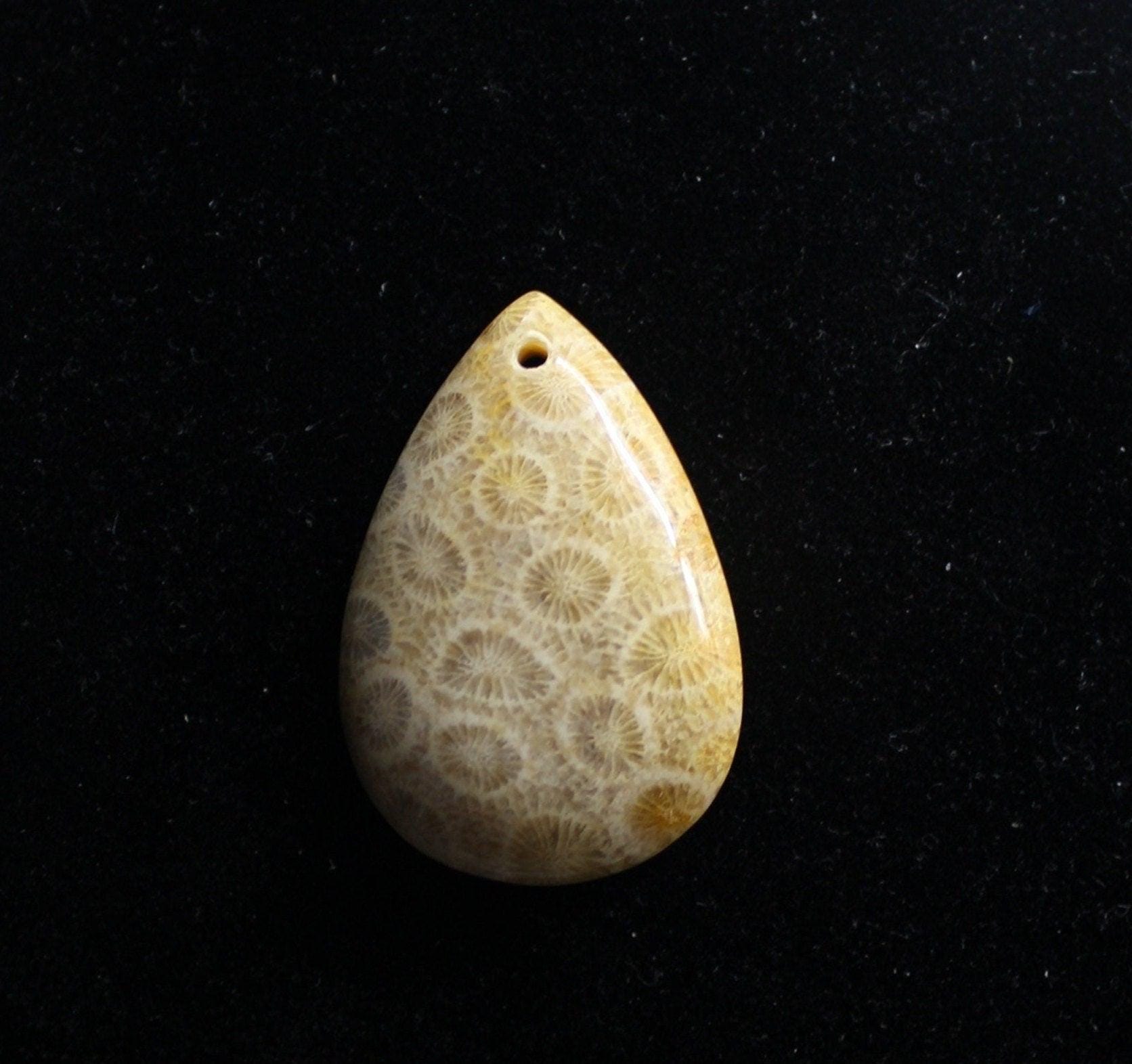 Natural Coral Jade Pendant, Jewellery