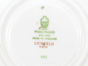 32p Wedgwood England Lichfield Trio and Plates, 8 Tea Trio, 8 Dinner Plate, Kitchen