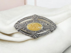 Art deco style brooch