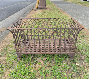 rustic iron classic design planter